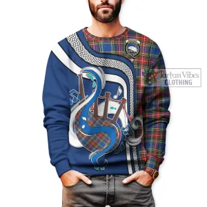 Bethune Tartan Sweatshirt with Epic Bagpipe Style