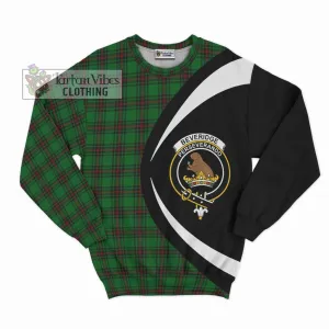 Beveridge Tartan Sweatshirt with Family Crest Circle Style