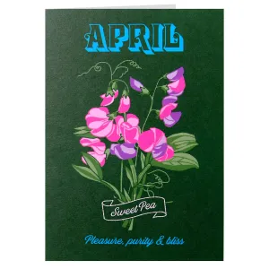 Birth Flower Card April