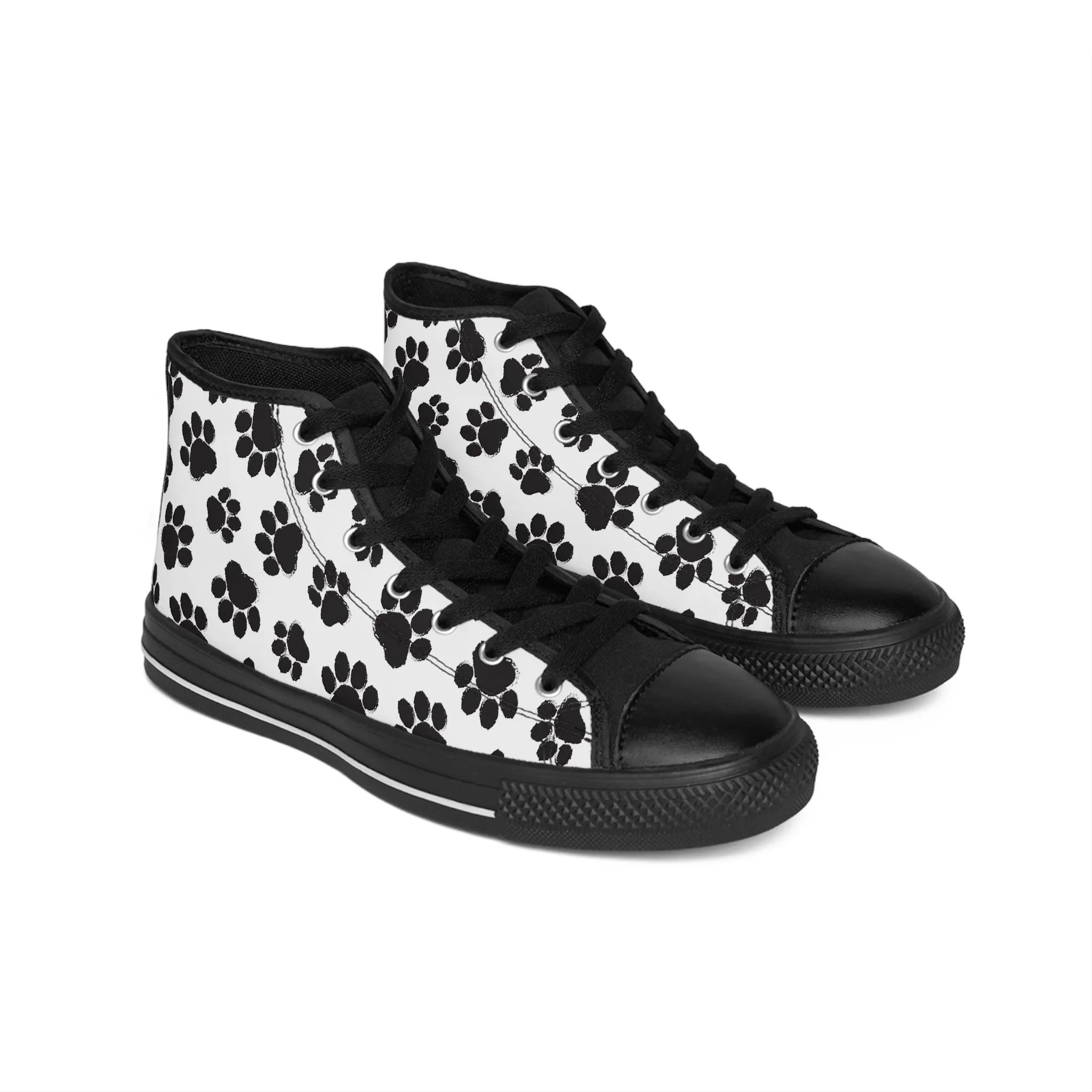 Black Dog Paws Women's Classic Sneakers