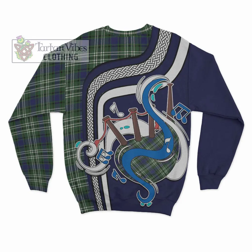 Blyth Tartan Sweatshirt with Epic Bagpipe Style