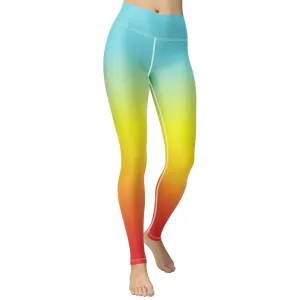 Bohemian Rainbow Yoga Leggings