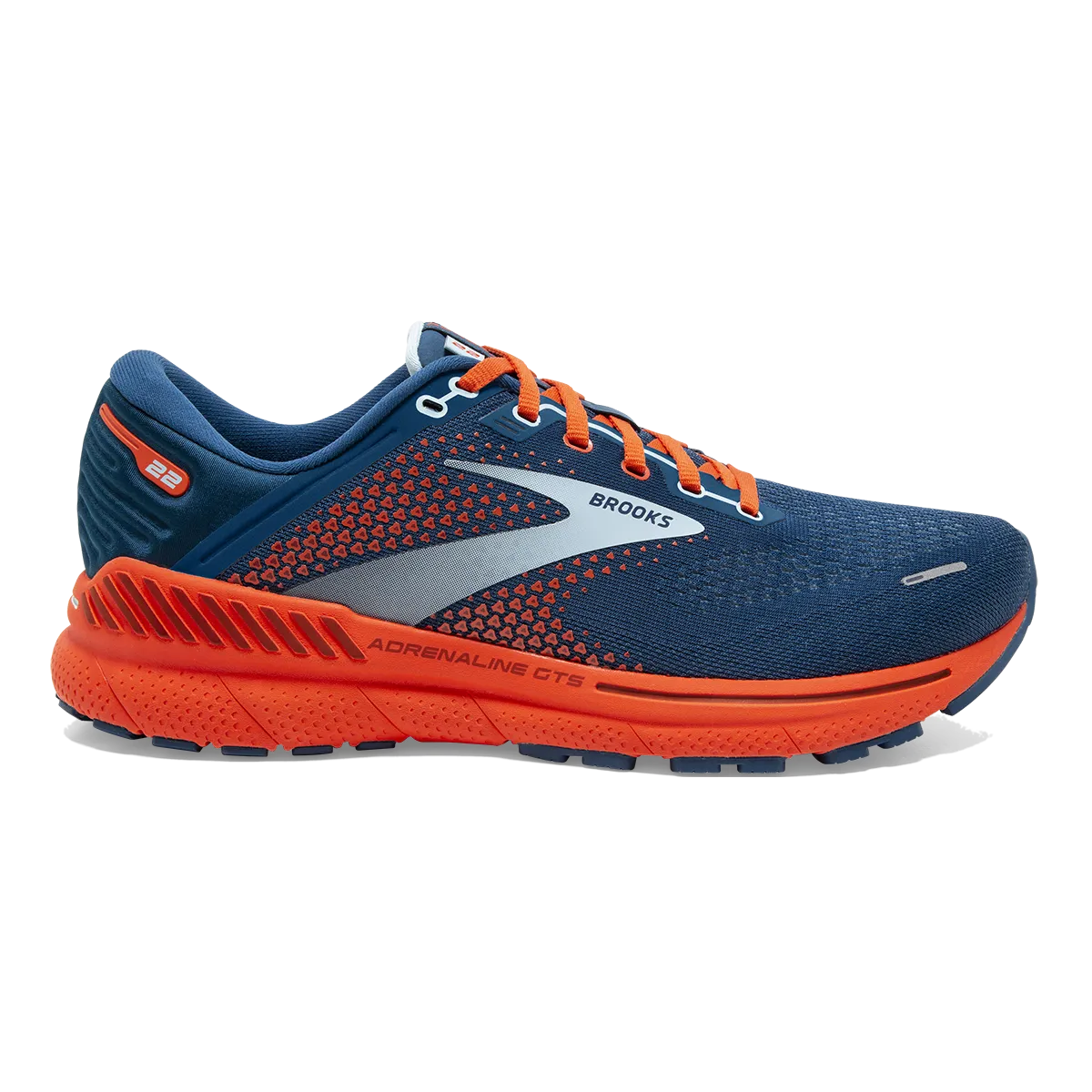 Brooks Adrenaline GTS 22 - Blue - Lite Blue - Orange