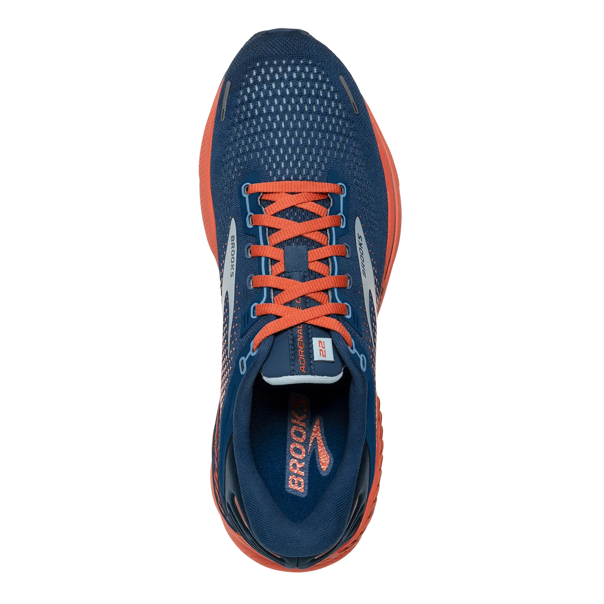 Brooks Adrenaline GTS 22 - Blue - Lite Blue - Orange