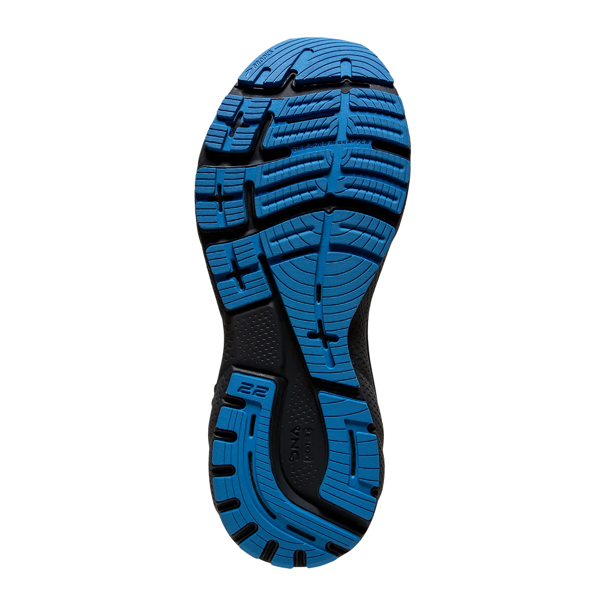 Brooks Adrenaline GTS 22 - Oyster - India Ink - Blue