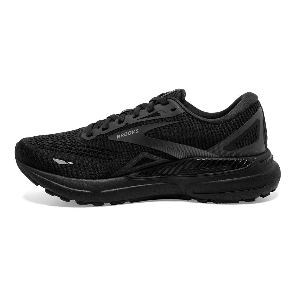 Brooks Adrenaline GTS 23 Wide (Mens) - Black/Black/Ebony