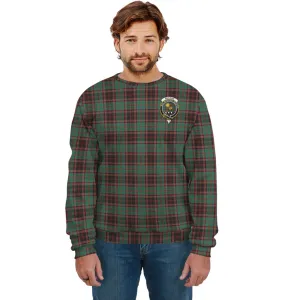 Buchan Ancient Tartan Sweatshirt with Family Crest