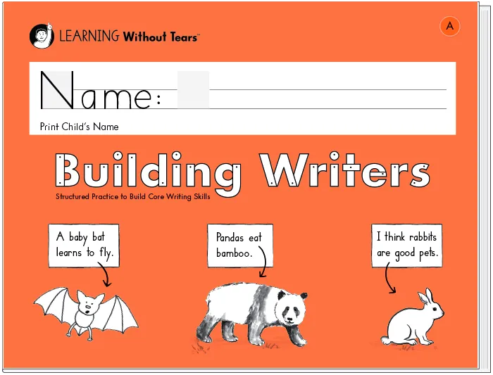 Building Writers A-F