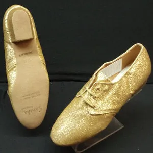 Cabaret -- Performance Salsa Shoe -- Gold Glitter