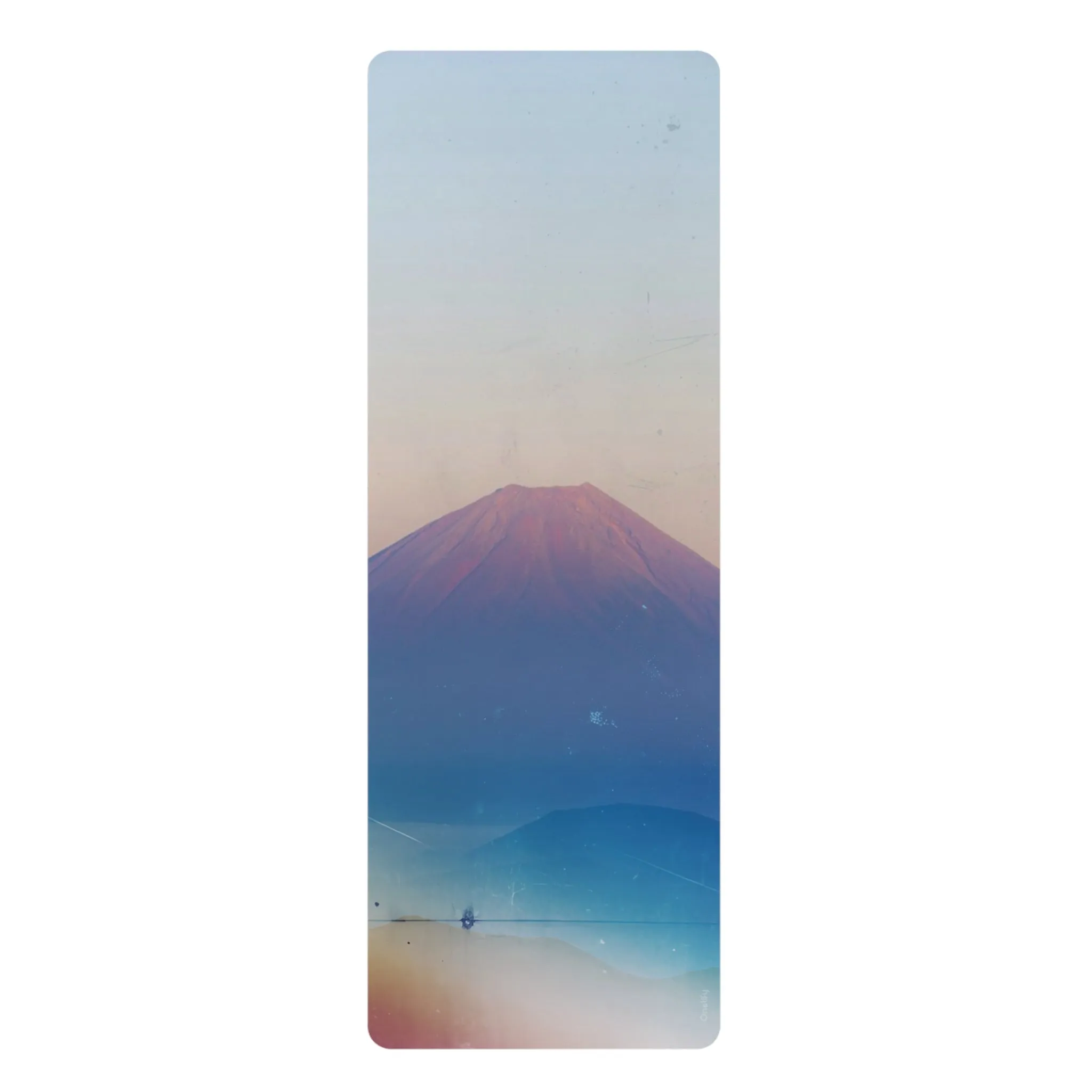 Calm Alpine Horizon Yoga Mat