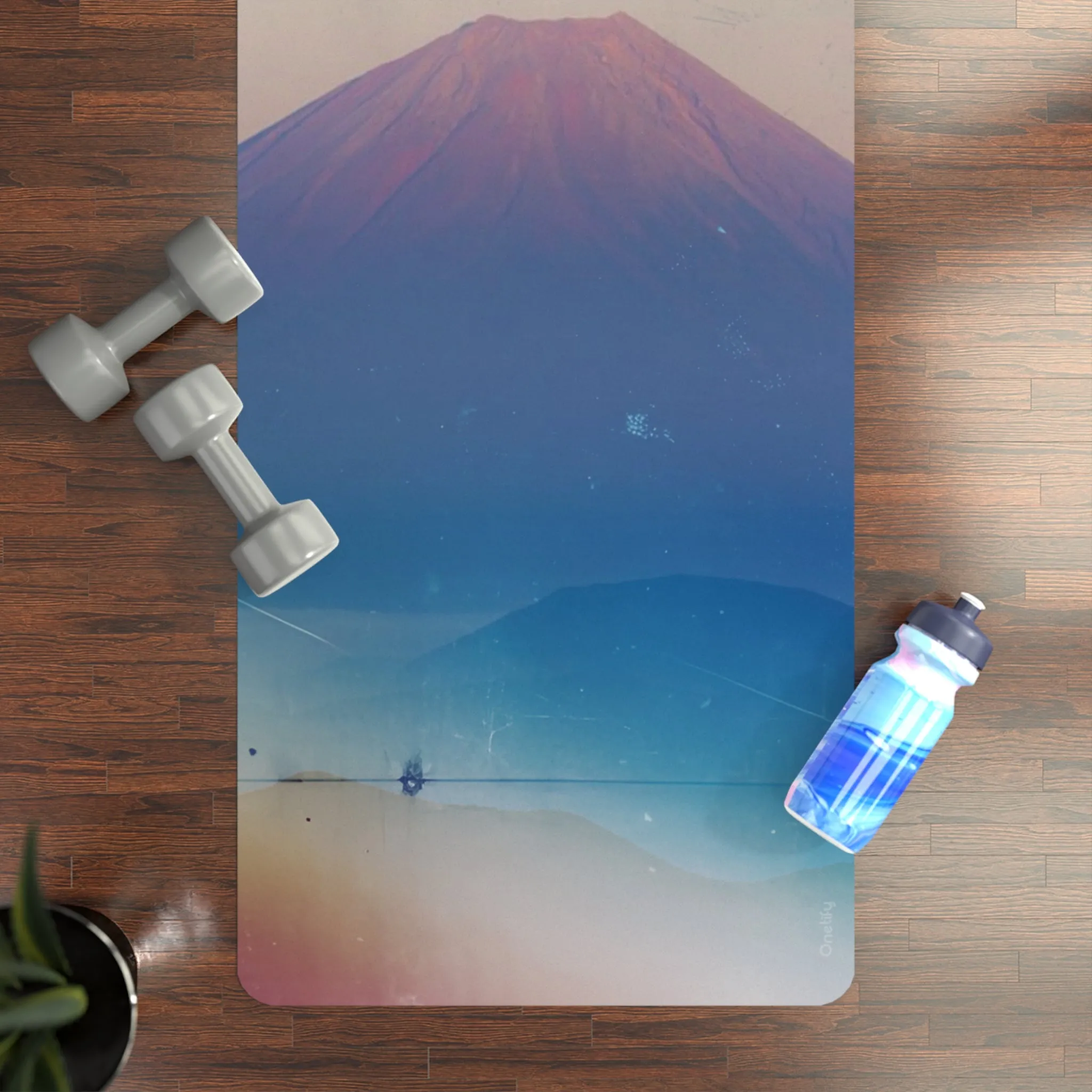 Calm Alpine Horizon Yoga Mat