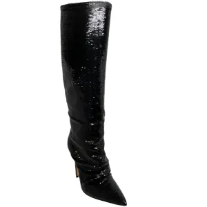 Casadei Black Sequined Mermaid Boots