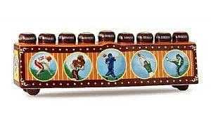 Ceramic Collectible Sports Menorah - Football