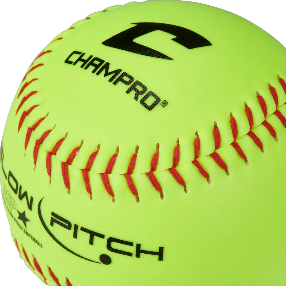 Champro 12" Slowpitch Practice Softball - Dozen