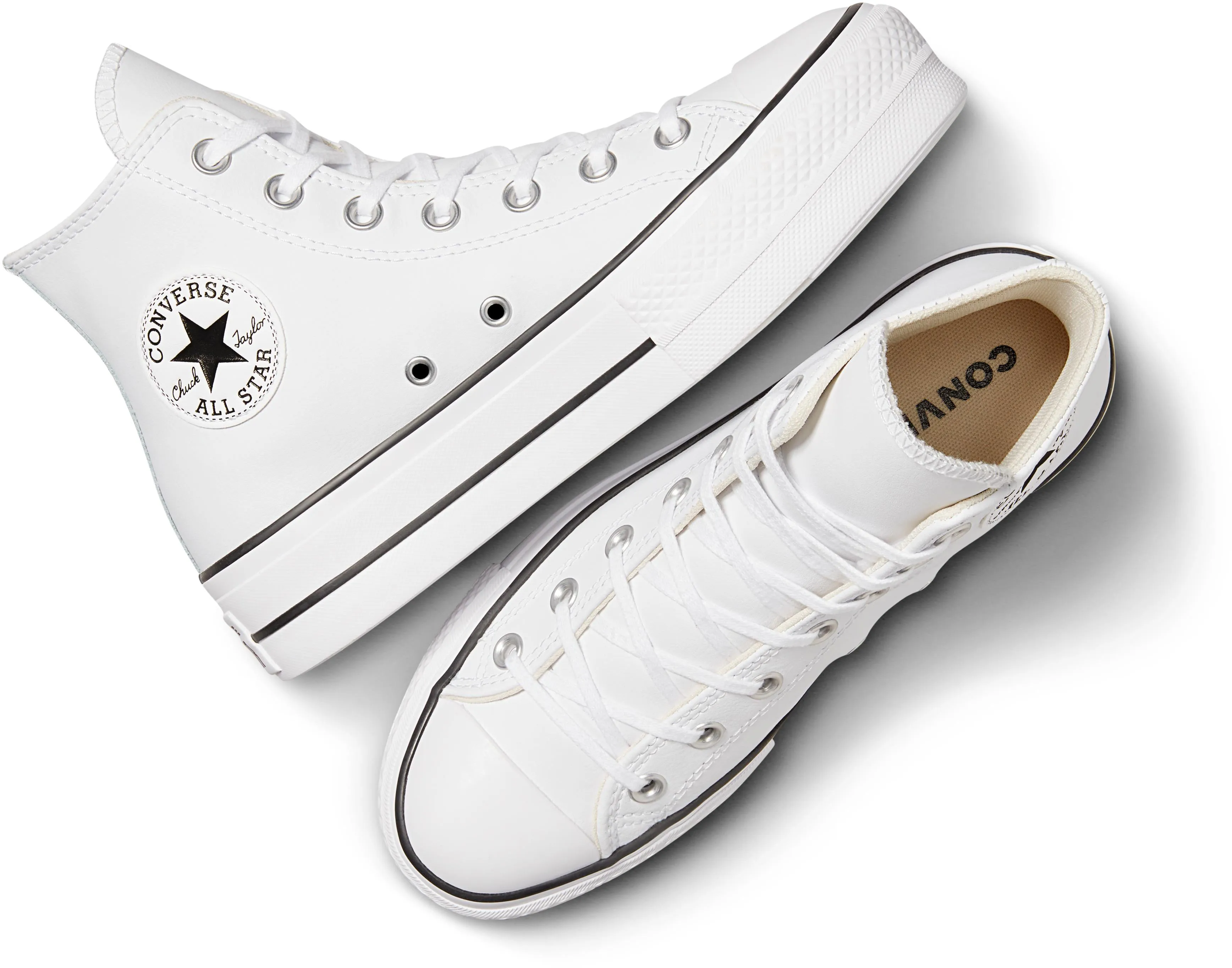 Chuck Taylor Seasonal Leather Lift High Top Women's Sneakers