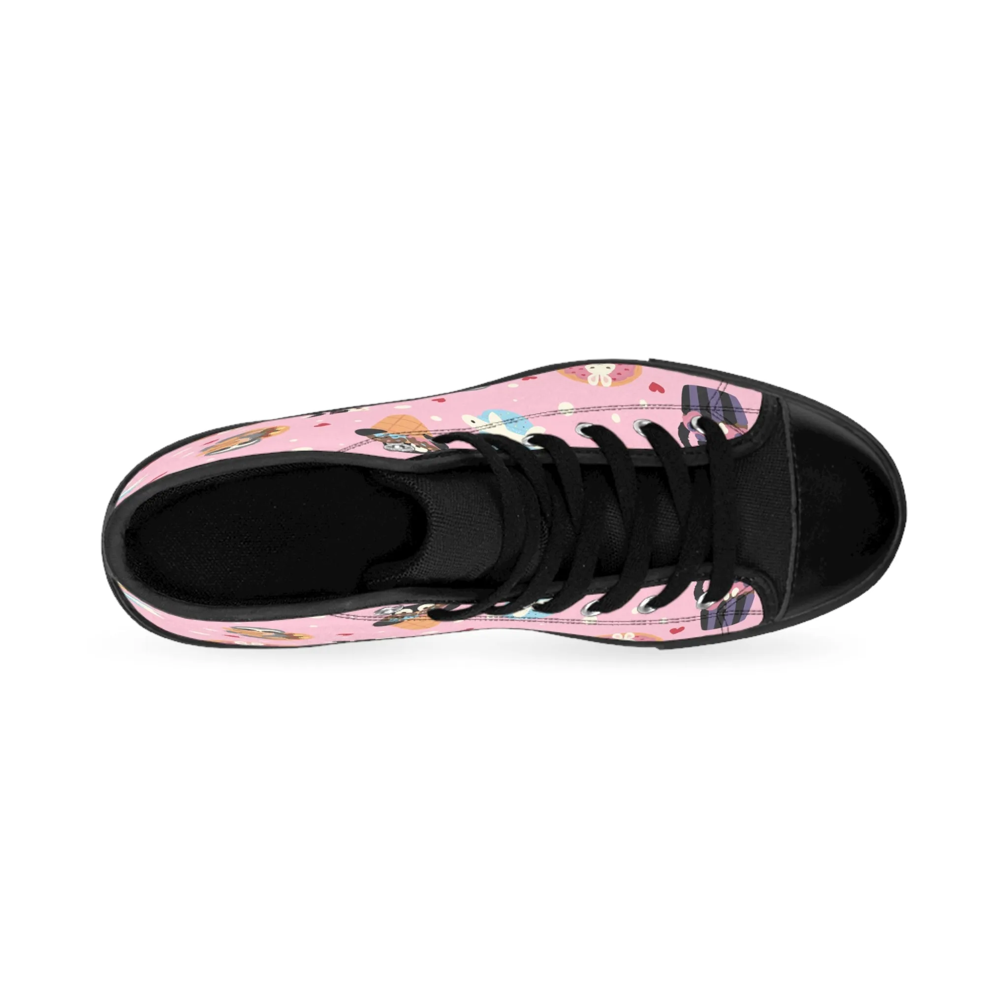 Colorful Animal Cupcakes Women's Classic Sneakers