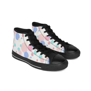 Colorful Bubbles Women's Classic Sneakers