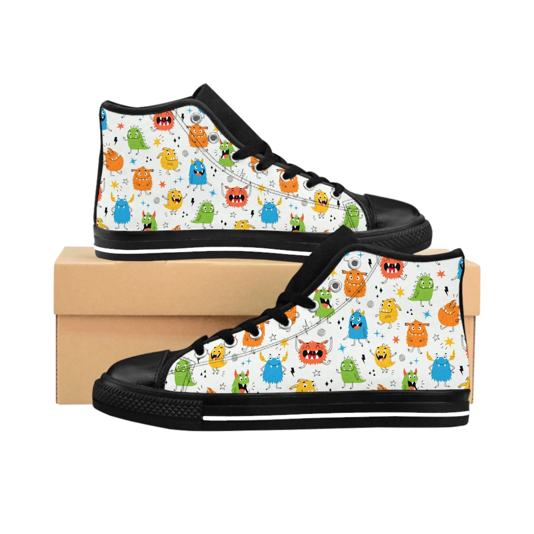 Colorful Monsters Women's Classic Sneakers