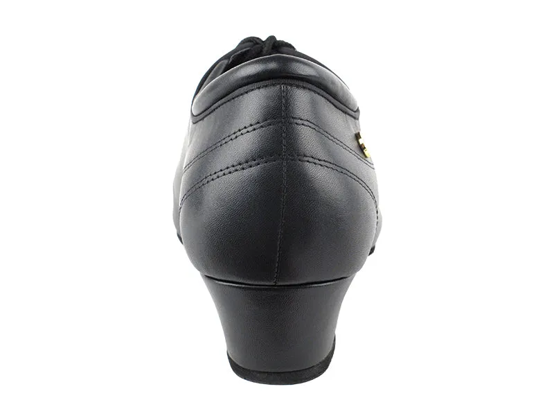 Competitive Dancer Series Black Leather Dance Shoe