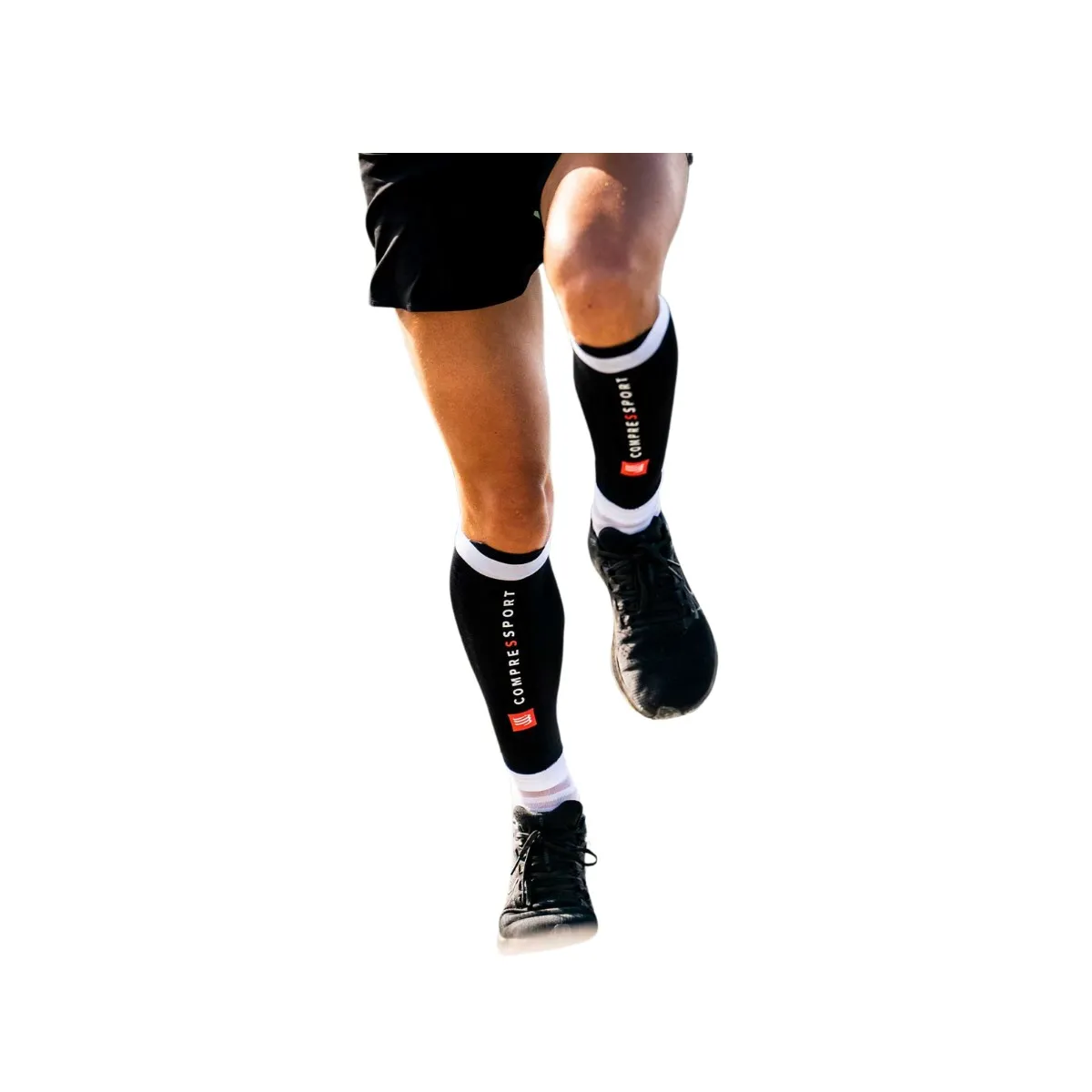 Compression Socks Compressport R2 3.0 Black White