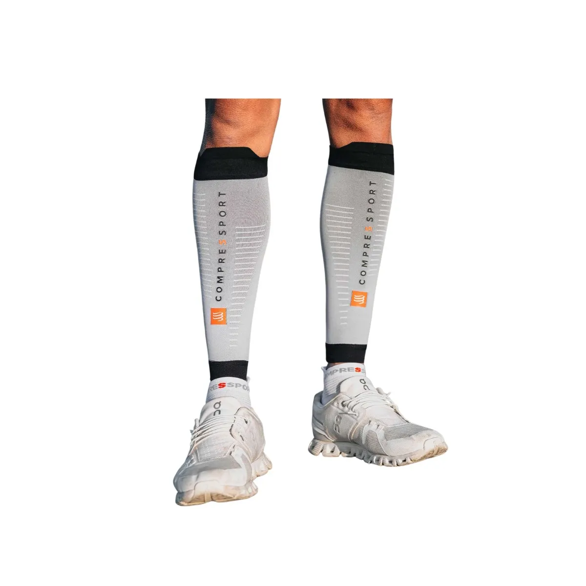 Compression Socks Compressport R2 3.0 Grey Black