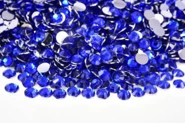 Dark blue ( Sapphire resin rhinestones)