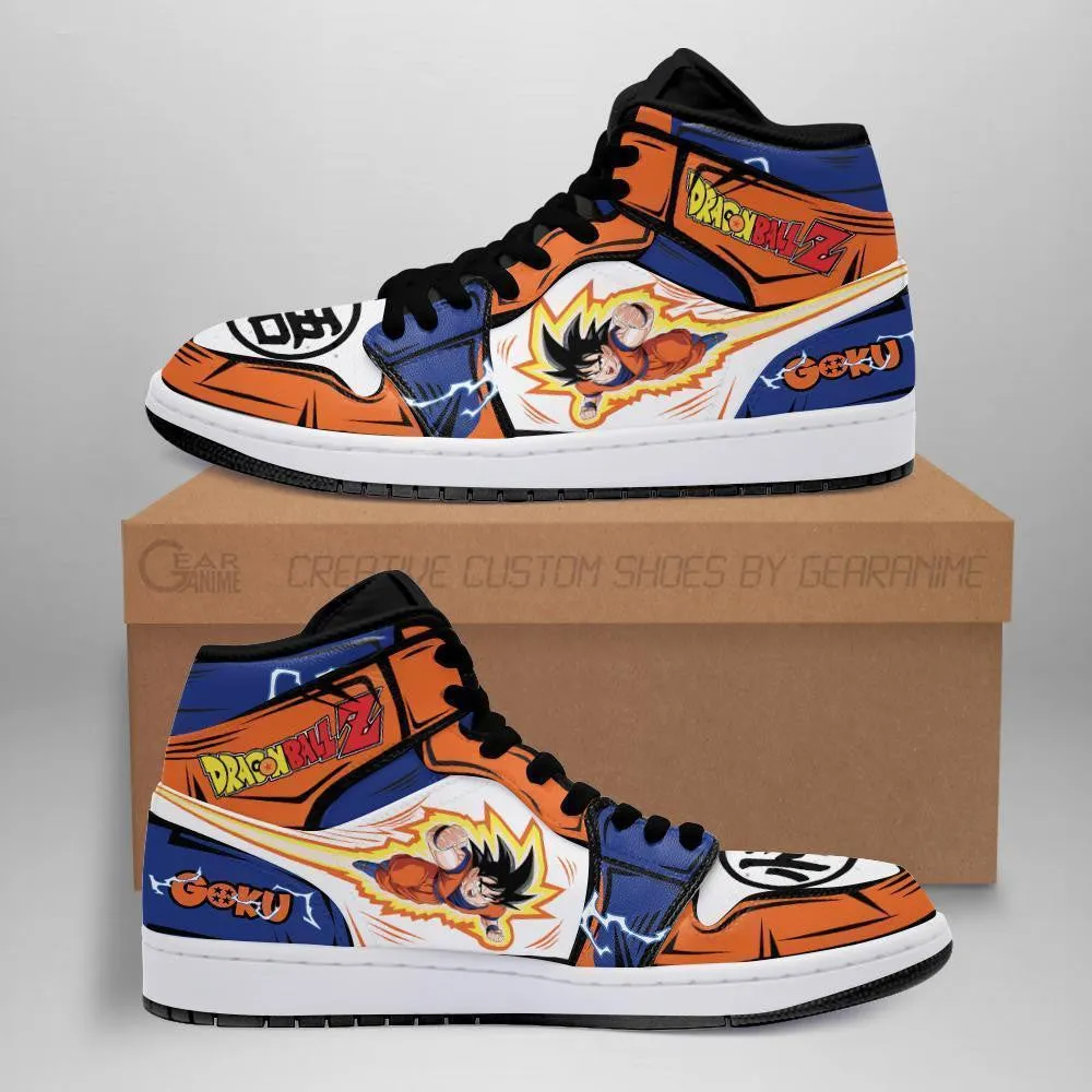 DBZ Goku Classic Sneakers Custom Anime Dragon Ball Shoes