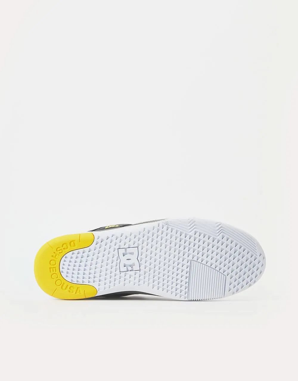 DC Metric Skate Shoes - Black/Grey/Yellow