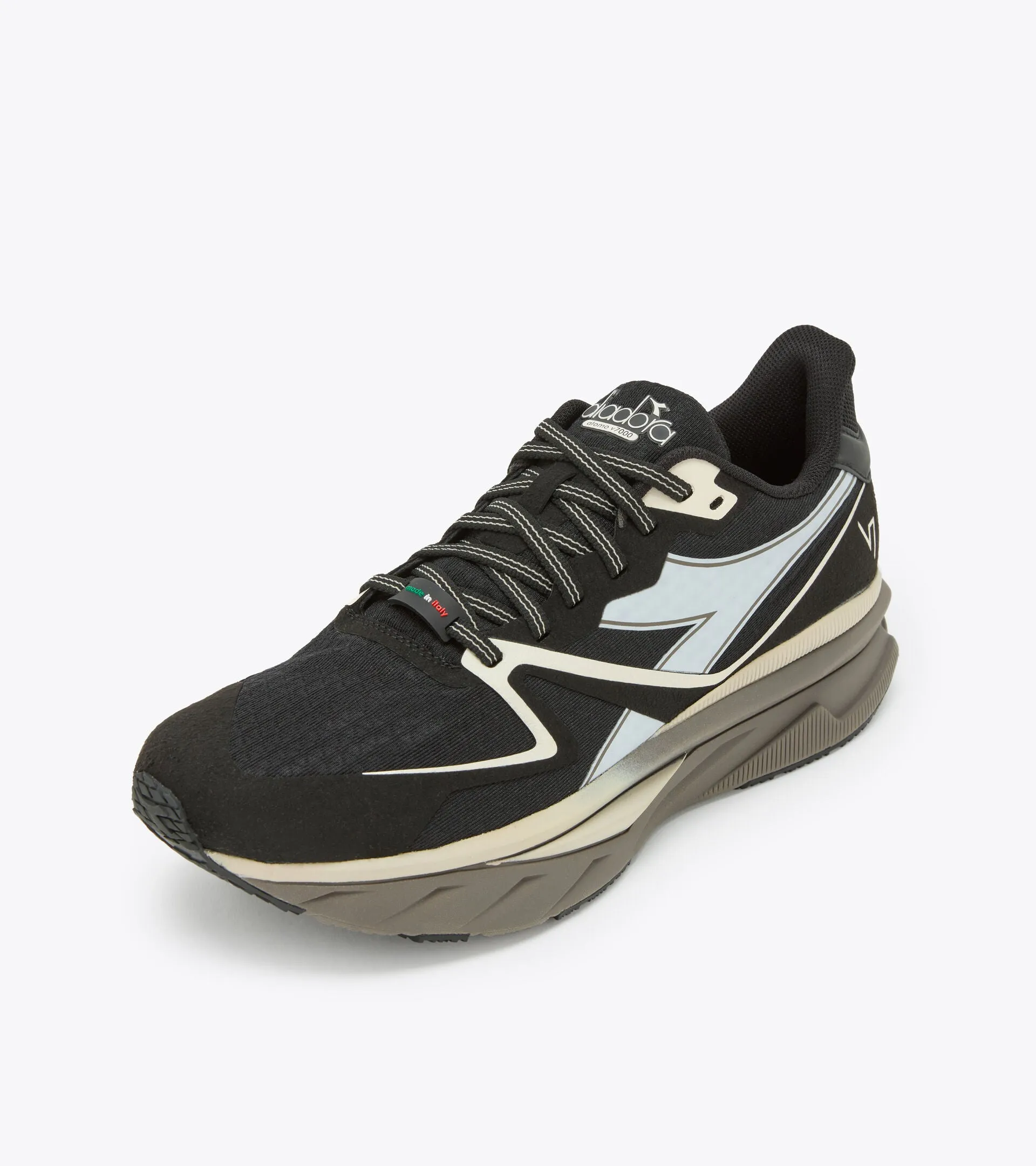 Diadora Men's Atomo V7000- Black/White/Smoke Gray (101.179073_C9682)