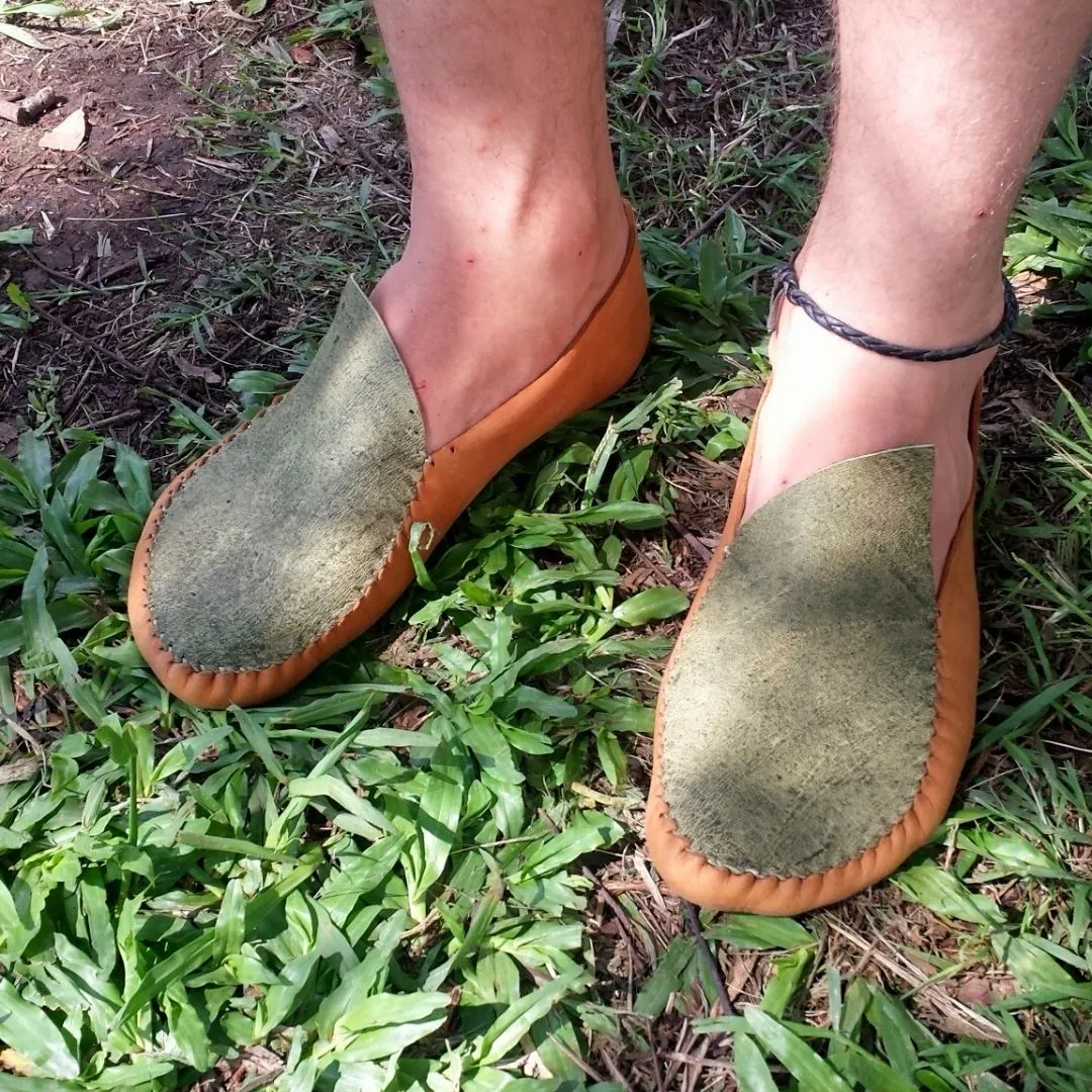 Digital Pattern DIY Leaf Moccasins - Earthing Moccasins