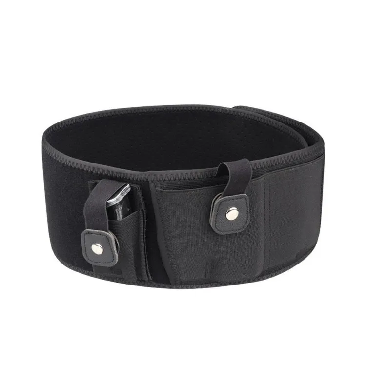 Elastic Outdoor Hidden Waist Belt, Size:50 inch Left Hand