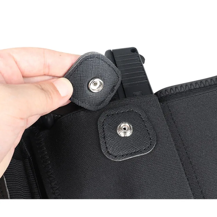 Elastic Outdoor Hidden Waist Belt, Size:50 inch Left Hand