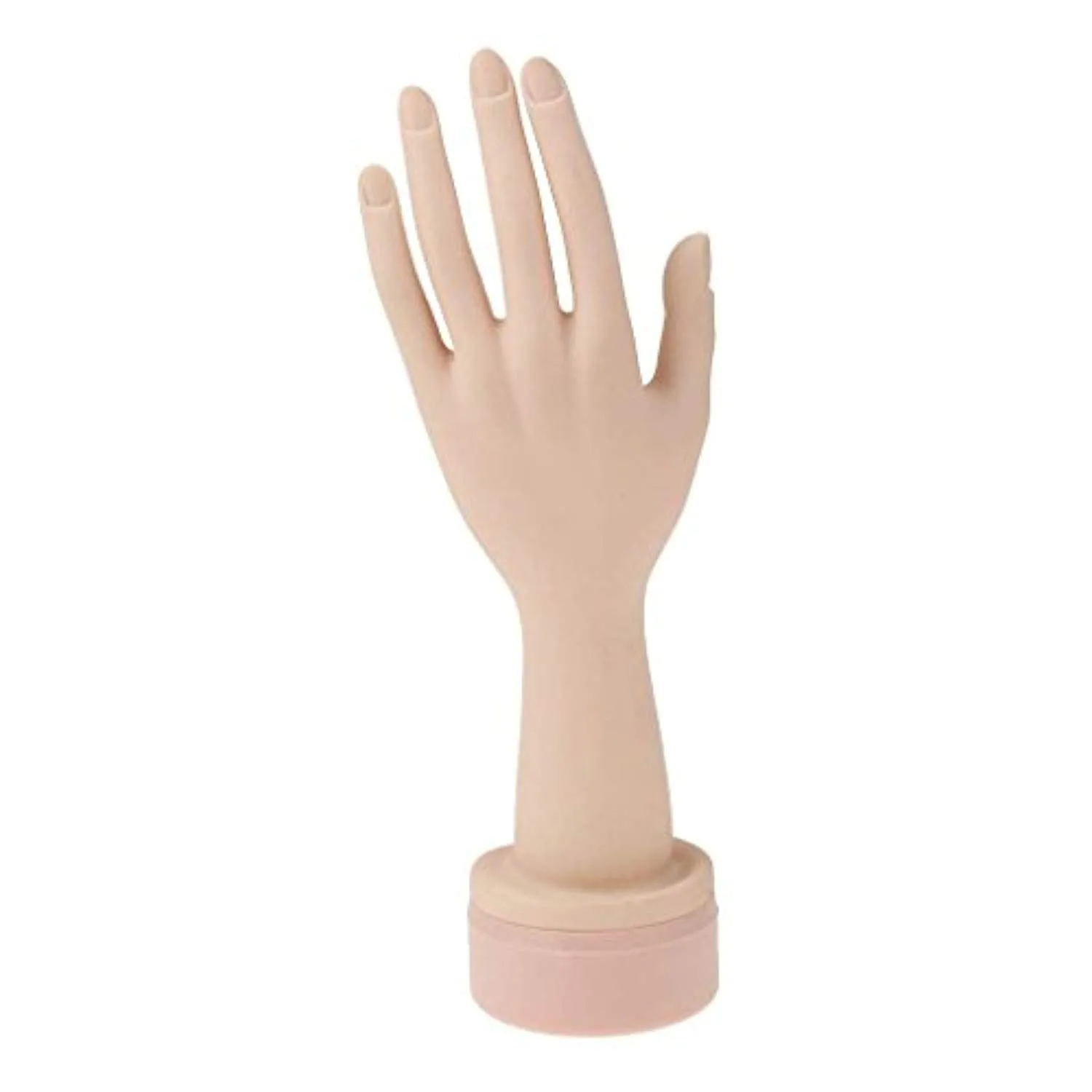 Electomania Flexible Plastic Mannequin Nail Art Training Hand Display Tool for Practice