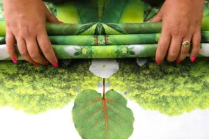 ENERGY Green Prana Hot Yoga (Travel ) Mat by Starwater Yoga