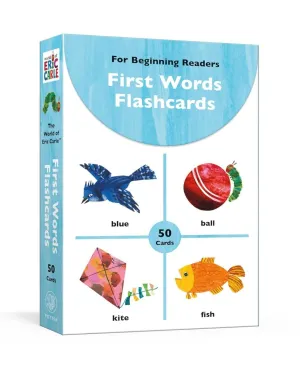 Eric Carle First Words Flashcards: 50 Cards for Beginning Readers