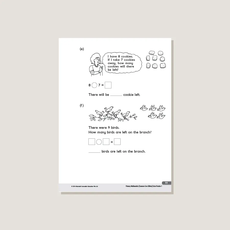 Extra Practice Common Core Edition Grade 1 - Blemished