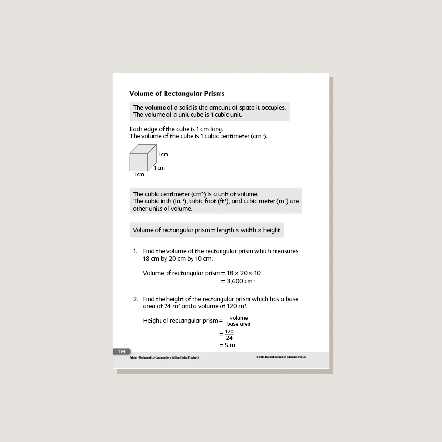 Extra Practice Common Core Edition Grade 5 - Blemished