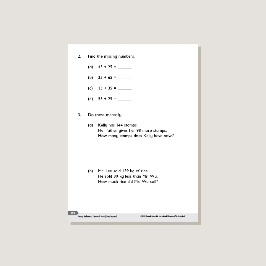 Extra Practice Standards Edition Grade 2 - Blemished