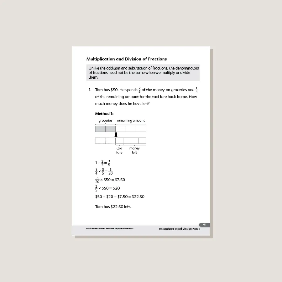 Extra Practice Standards Edition Grade 6