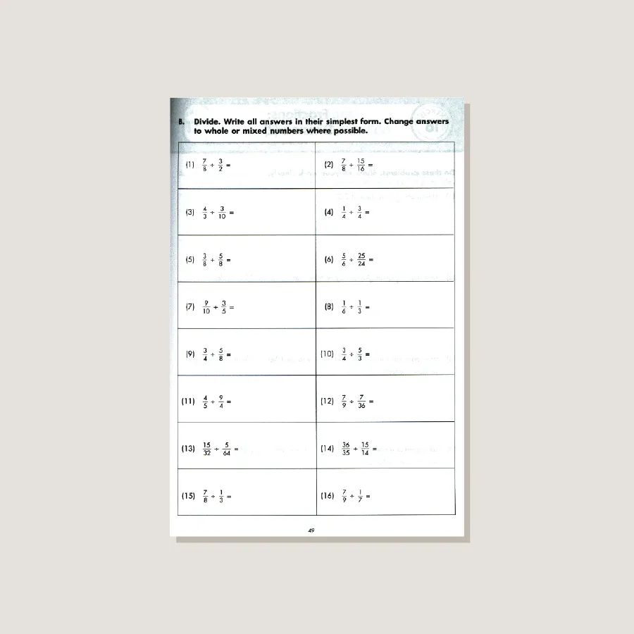 Extra Practice U.S. Edition Grade 6 - Blemished