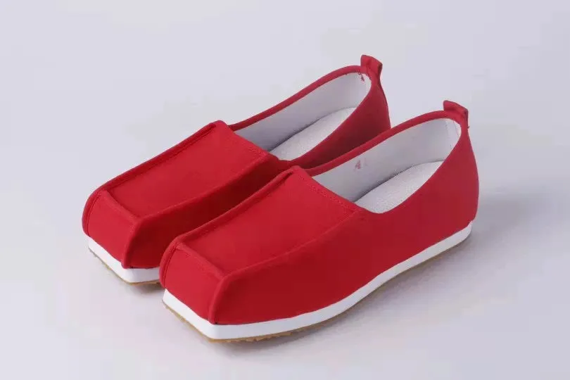 Fang Xi 方舄 Song Ming Unisex Cotton Square Toe Loafers