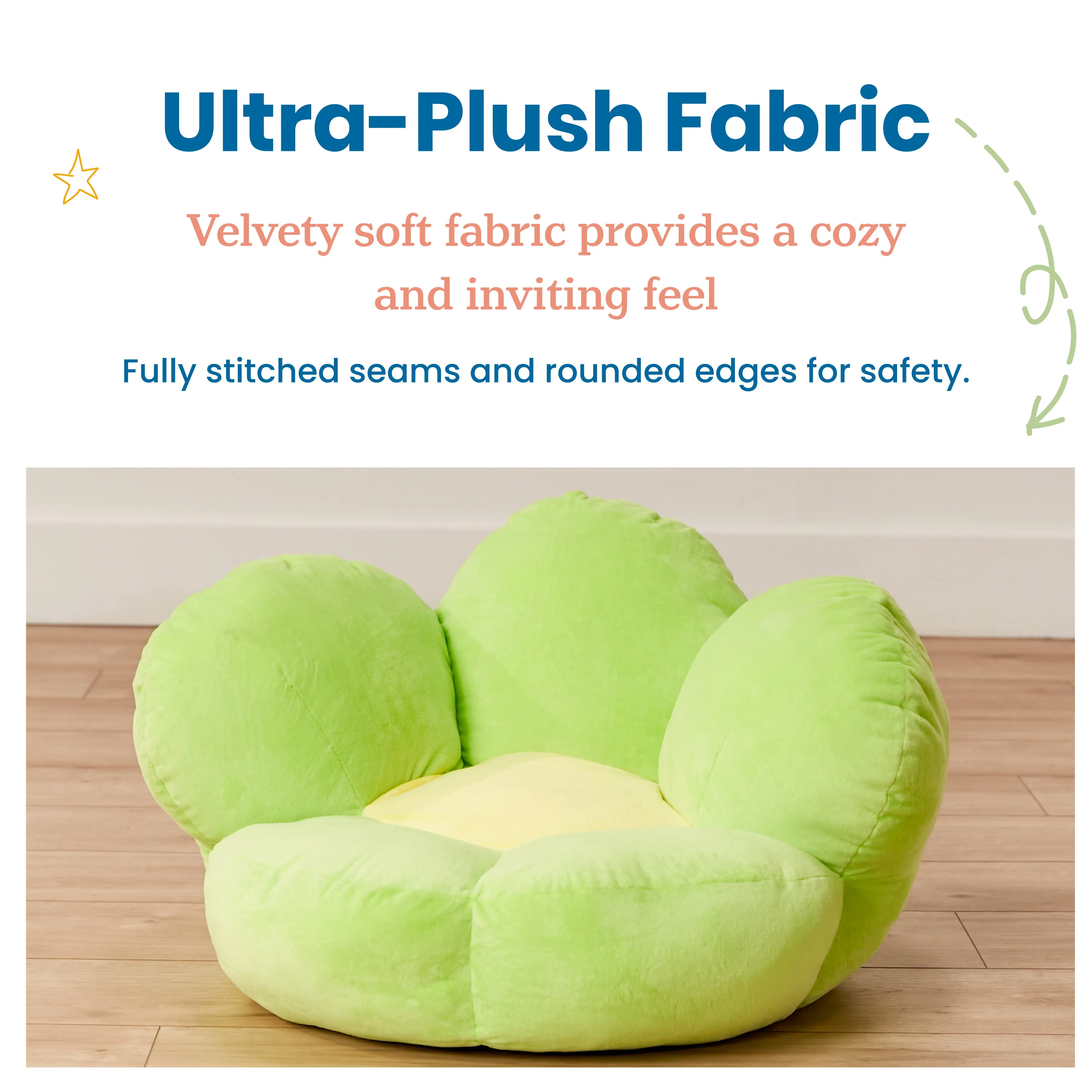 Flower Cozy Cushion, Floor Pillow