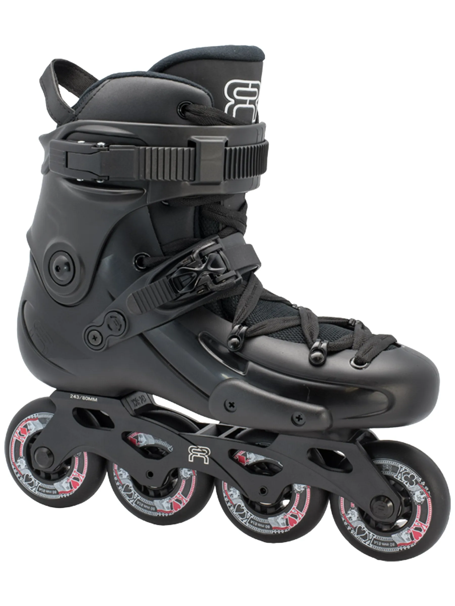 FR FR3 80 Complete Skates - Black - 2020 - Super Sale