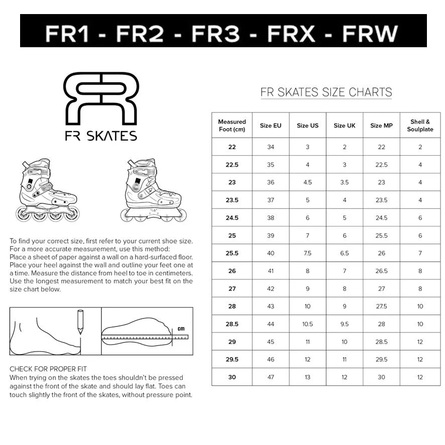 FR FRX 80 White Inline Skates