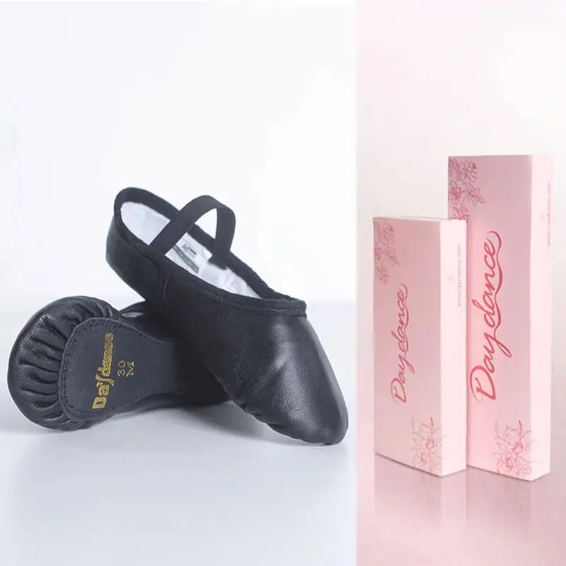 Genuine Leather Ballet Shoes Dancing Slippers Gymnastics Shoes Dance Shoes For Woman Girls Soft Sheepskin Lace Up Ballet Shoes