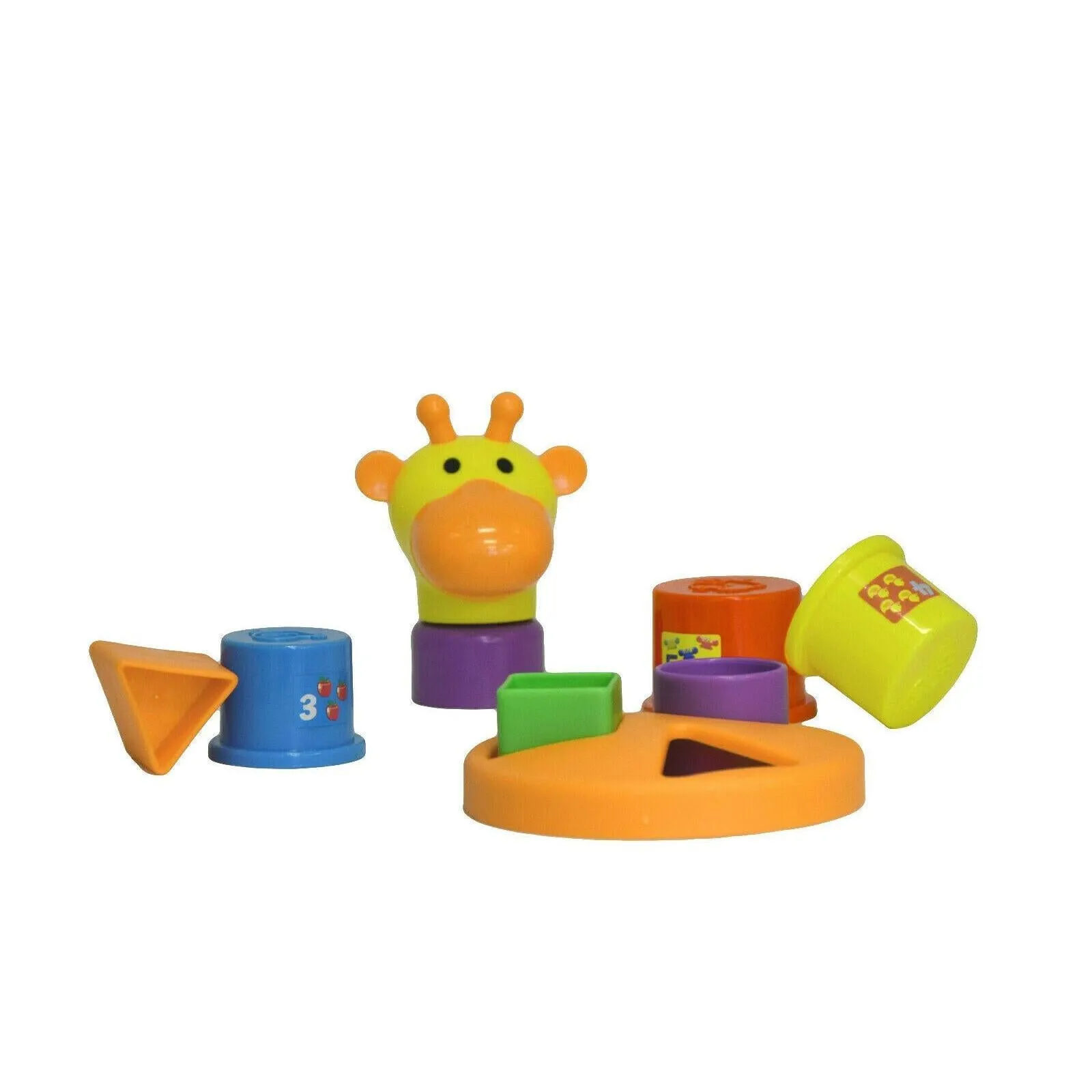 Gerry the Giraffe Shape Sorting Jumbo Stacking Cups