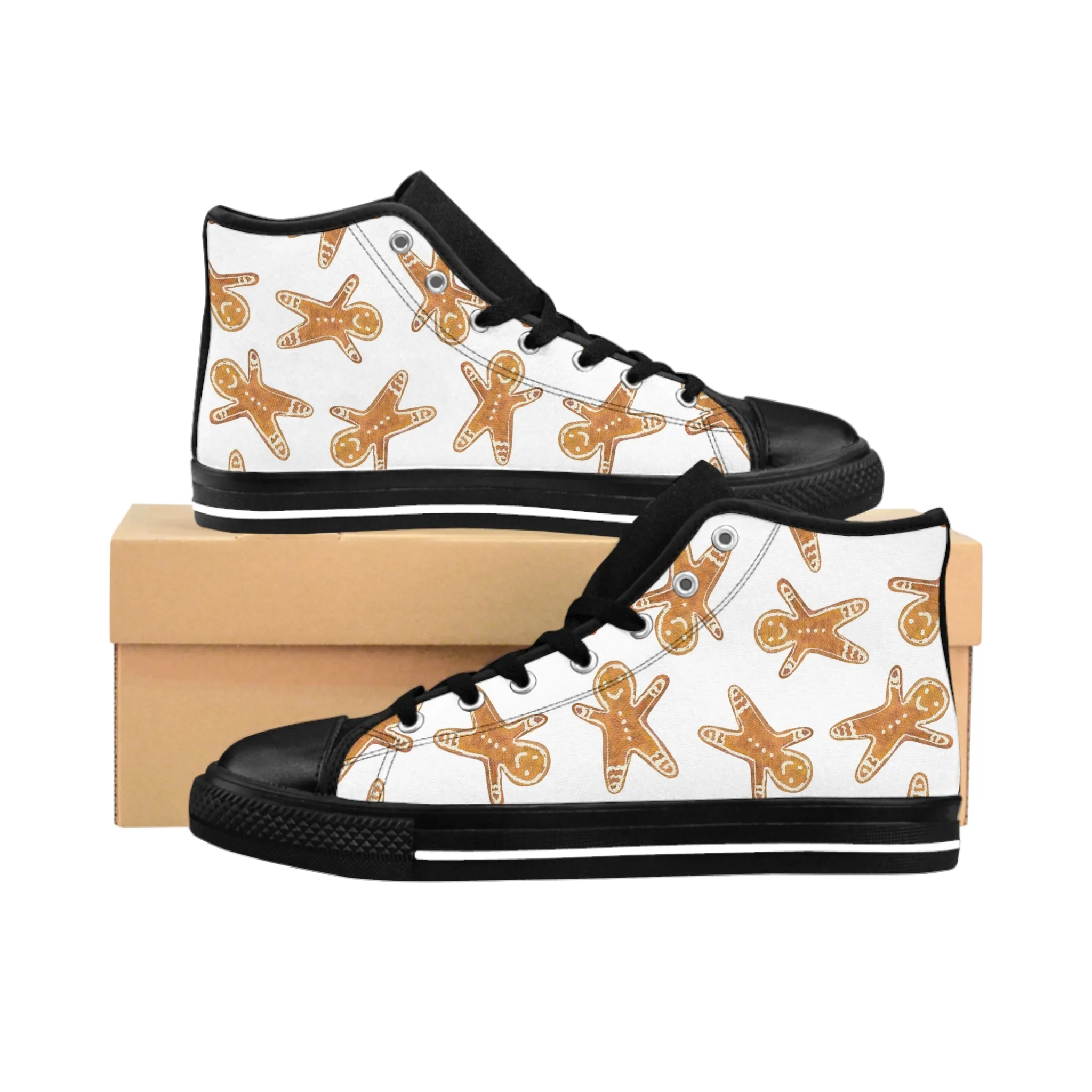 Gingerbread Cookies Women's Classic Sneakers