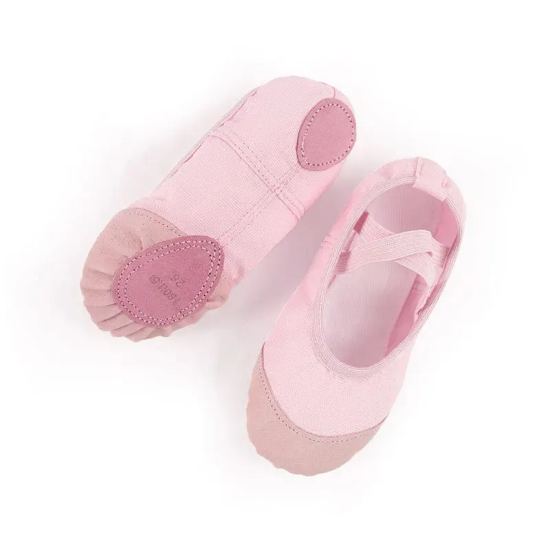 Girls Ballet Shoes For Woman Ballerina Shoes Ballet Flats Women Canvas Soft Sole Dance Slippers Children Practise Dance Shoes