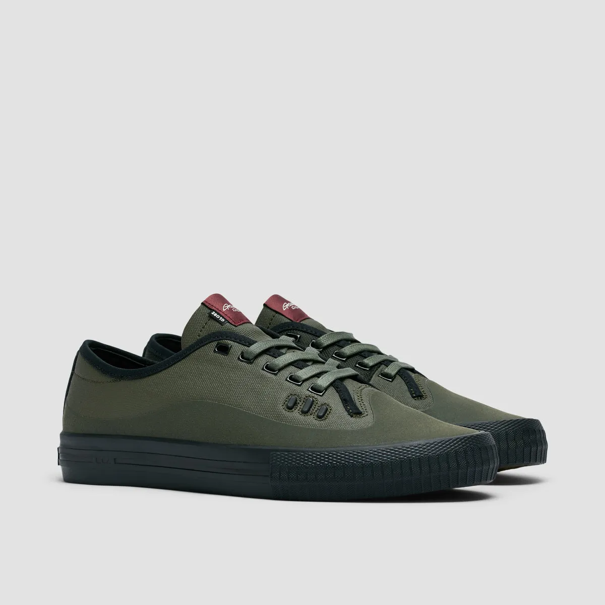 Globe Gillette Shoes - Dark Olive/Black