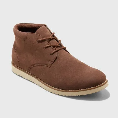 Goodfellow & Co Men's Faux-Suede Chukka Boots High Top Dress Sneakers